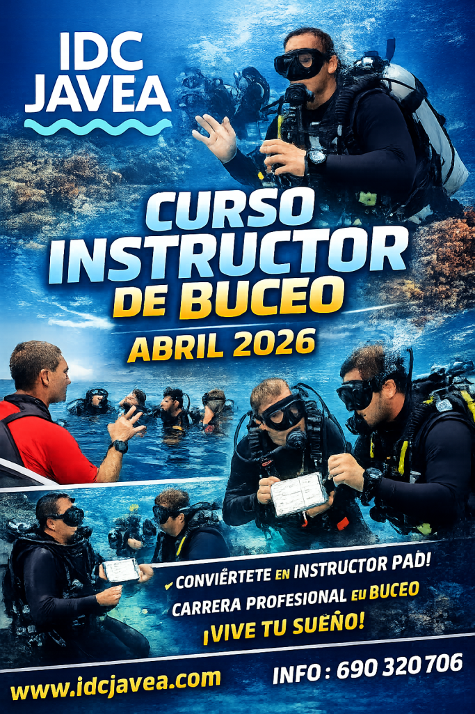 Prepara tu nueva vida en Javea, abril 2026, Instructor Development Course  + Examen de instructores.